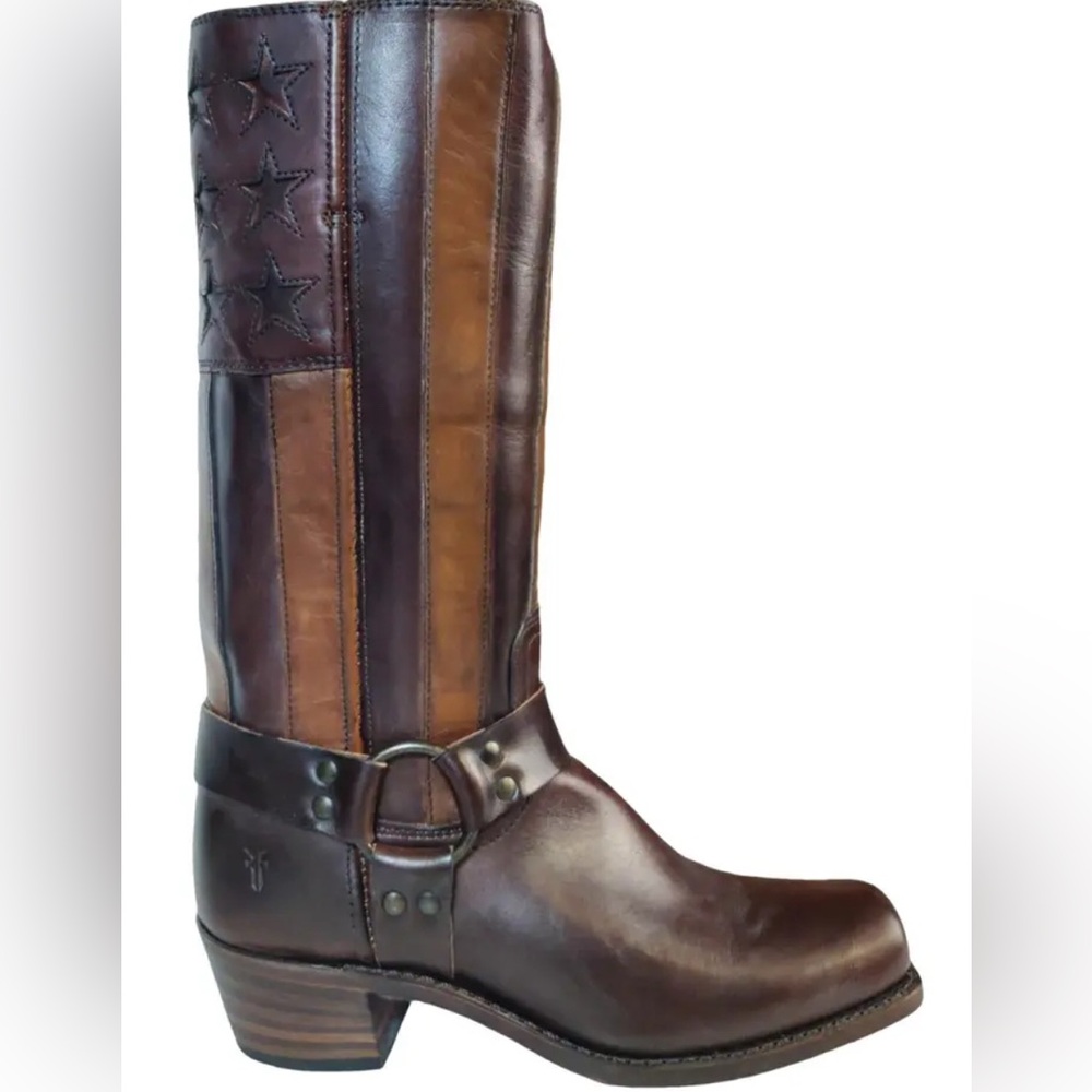 Frye 🇺🇸Americana Harness 150th Anniversary Boots - Picture 2 of 16